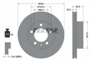 Bremsscheibe TEXTAR 92228603