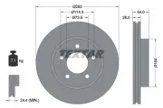Bremsscheibe Vorderachse TEXTAR 92229903