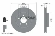 Bremsscheibe Vorderachse TEXTAR 92230003