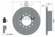 Bremsscheibe TEXTAR 92231003