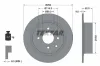 Bremsscheibe Hinterachse TEXTAR 92234303