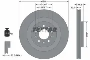 Bremsscheibe Vorderachse TEXTAR 92234603