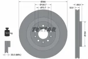 Bremsscheibe Vorderachse TEXTAR 92234603