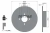 Bremsscheibe Hinterachse TEXTAR 92242303