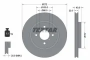 Bremsscheibe TEXTAR 92255303