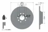 Bremsscheibe Hinterachse TEXTAR 92255403