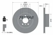 Bremsscheibe TEXTAR 92256303