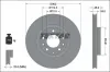 Bremsscheibe Vorderachse TEXTAR 92261503