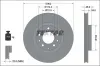 Bremsscheibe Vorderachse TEXTAR 92261503