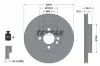 Bremsscheibe Vorderachse TEXTAR 92262403