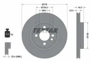 Bremsscheibe Vorderachse TEXTAR 92262403