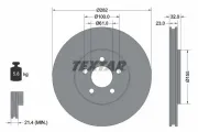 Bremsscheibe Vorderachse TEXTAR 92269303