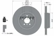 Bremsscheibe Hinterachse TEXTAR 92270003