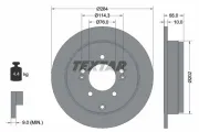 Bremsscheibe Hinterachse TEXTAR 92271003