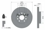 Bremsscheibe Vorderachse TEXTAR 92271905