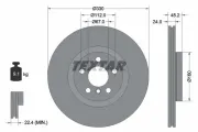 Bremsscheibe TEXTAR 92274405