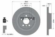 Bremsscheibe Hinterachse TEXTAR 92274503