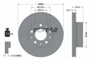 Bremsscheibe TEXTAR 92275105