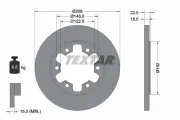 Bremsscheibe Hinterachse TEXTAR 92275803