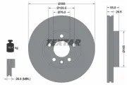 Bremsscheibe Vorderachse TEXTAR 92279505