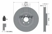 Bremsscheibe TEXTAR 92289905