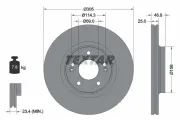 Bremsscheibe TEXTAR 92292203