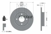 Bremsscheibe Hinterachse TEXTAR 92292803