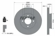 Bremsscheibe TEXTAR 92295403