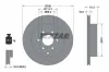 Bremsscheibe Hinterachse TEXTAR 92296403