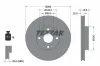 Bremsscheibe Vorderachse TEXTAR 92300903