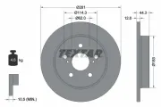 Bremsscheibe Hinterachse TEXTAR 92301403