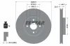 Bremsscheibe Vorderachse TEXTAR 92301503