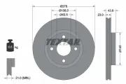 Bremsscheibe Vorderachse TEXTAR 92303203