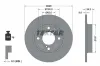 Bremsscheibe Hinterachse TEXTAR 92303603