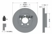 Bremsscheibe TEXTAR 92303803