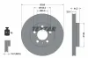 Bremsscheibe Vorderachse TEXTAR 92303803