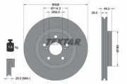 Bremsscheibe Vorderachse TEXTAR 92304305