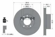 Bremsscheibe TEXTAR 92304905