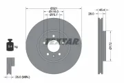 Bremsscheibe Vorderachse TEXTAR 92305505