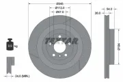 Bremsscheibe Hinterachse TEXTAR 92307905