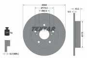 Bremsscheibe TEXTAR 92308303