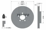 Bremsscheibe Vorderachse TEXTAR 92313703