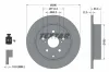Bremsscheibe Hinterachse TEXTAR 92314203