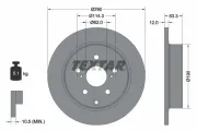 Bremsscheibe Hinterachse TEXTAR 92314203