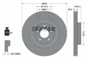 Bremsscheibe TEXTAR 92314805