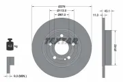 Bremsscheibe TEXTAR 92316803