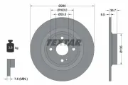 Bremsscheibe Hinterachse TEXTAR 92320003