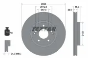 Bremsscheibe Vorderachse TEXTAR 92322903