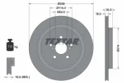 Bremsscheibe Hinterachse TEXTAR 92325205