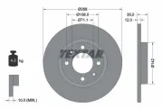 Bremsscheibe Hinterachse TEXTAR 92325903